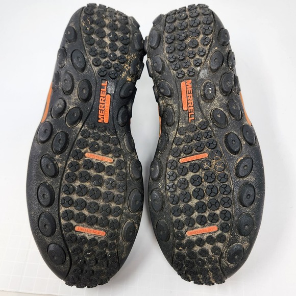 Merrell Men Jungle Moc Alloy Toe Work Shoes Brown Suede Size 7 M Slip On Comfort - Picture 10 of 11